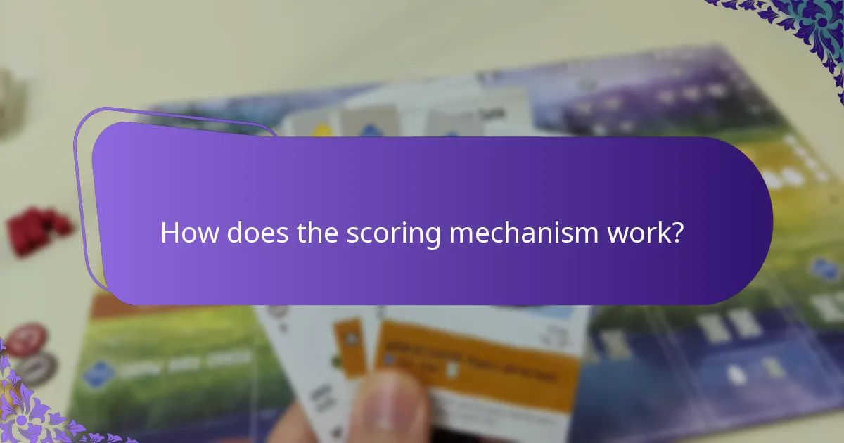 How does the scoring mechanism work?