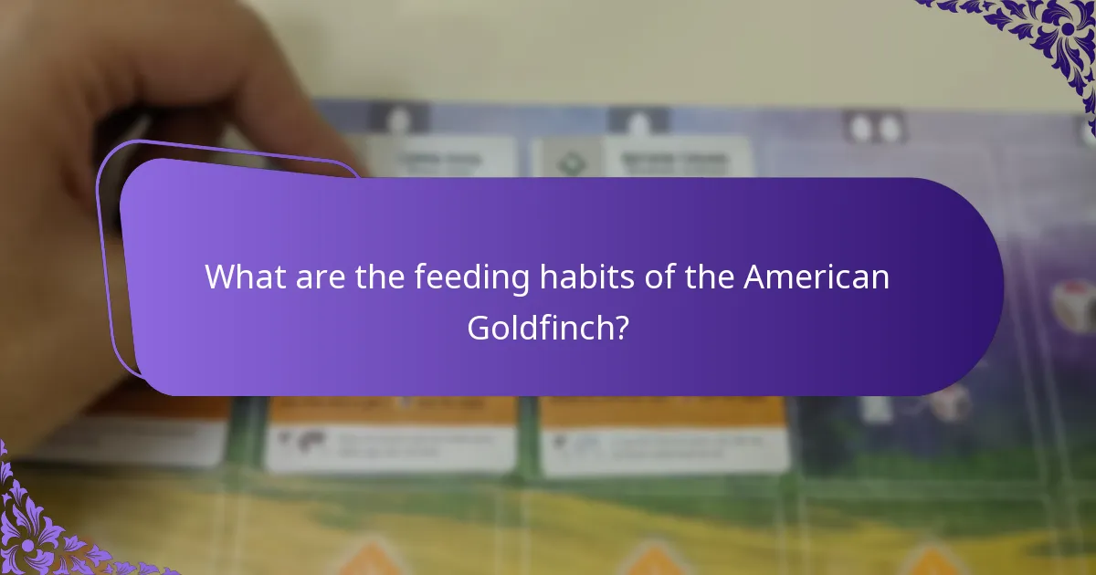 What does the song of the American Goldfinch sound like?
