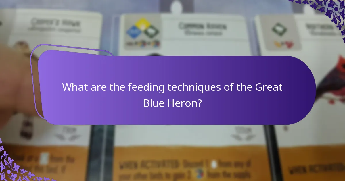 How does the Great Blue Heron compare to other heron species?