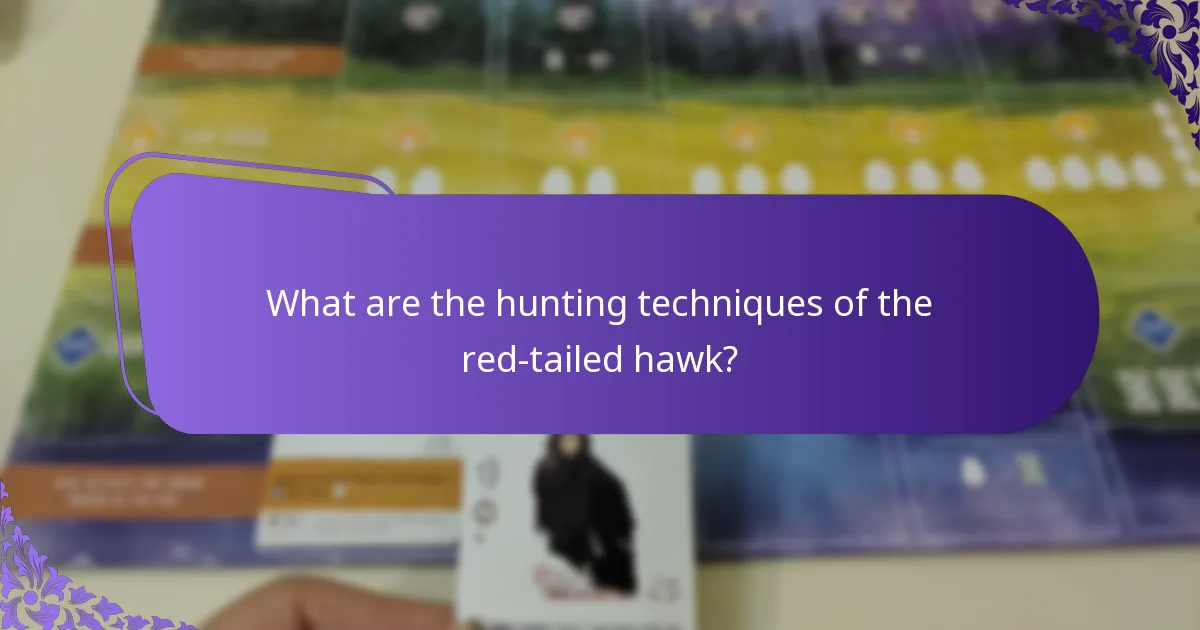 What are the differences in hunting techniques among hawk species?