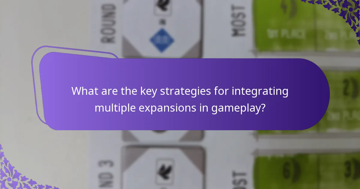 What are the common pitfalls in integrating multiple expansions?