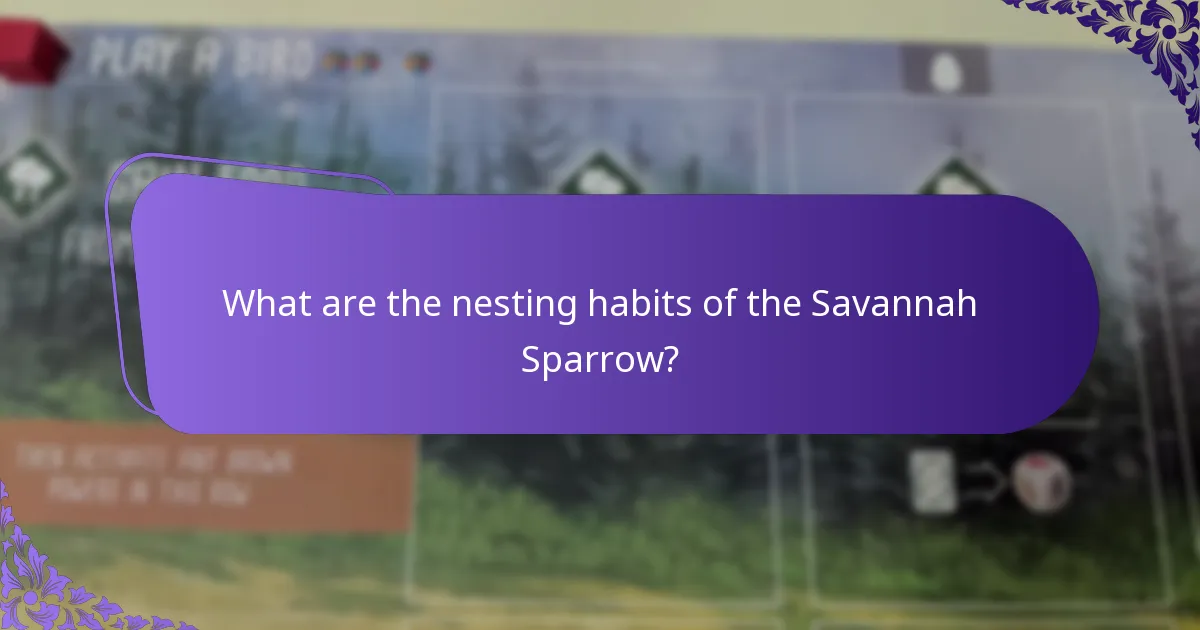 What does the song of the Savannah Sparrow sound like?