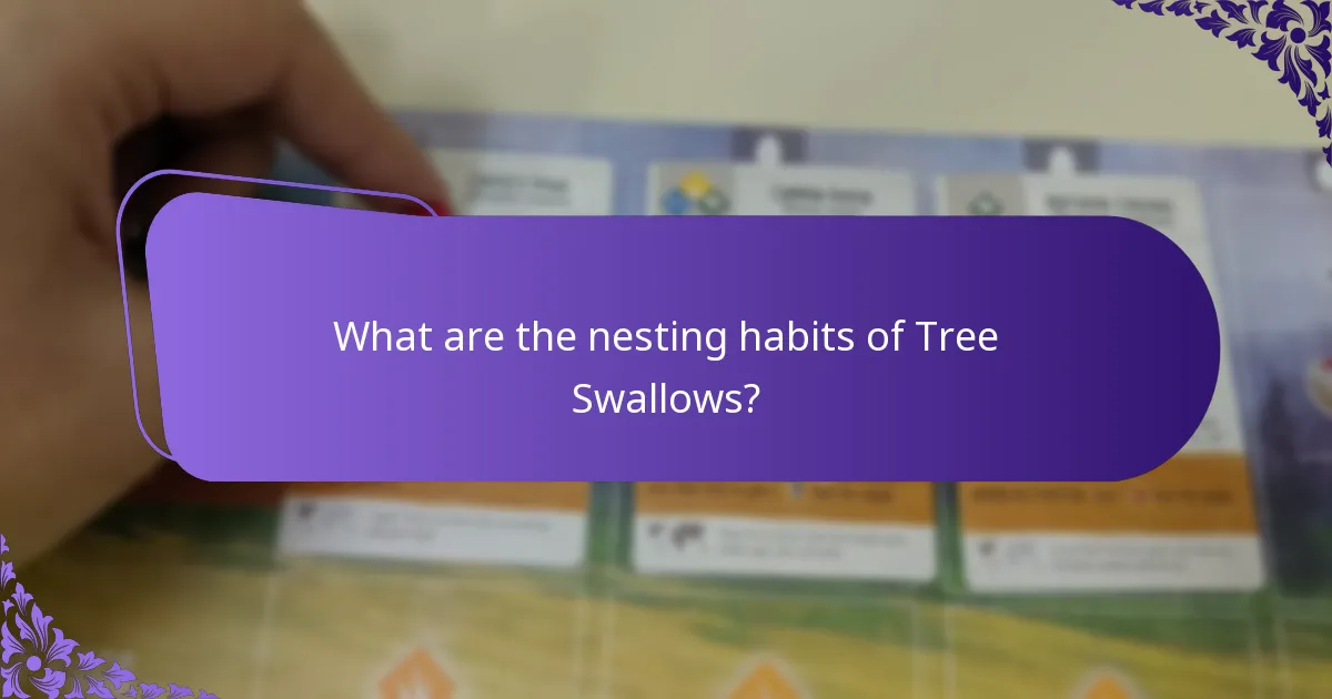 What is the diet of Tree Swallows?