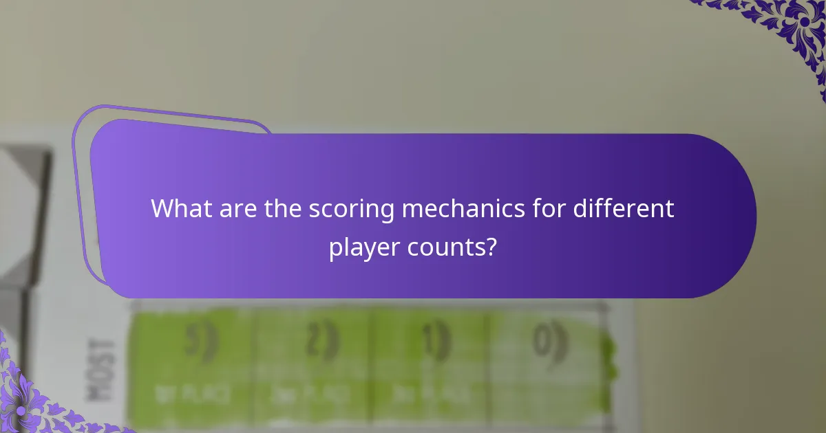 What strategies can be employed for different player counts?