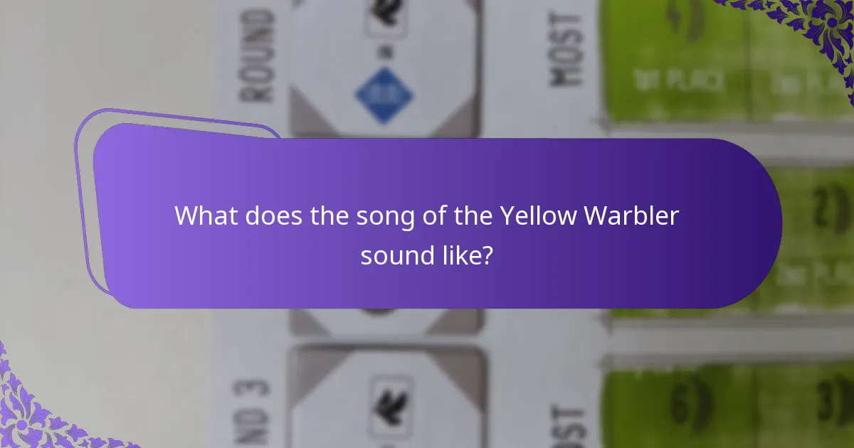 How do migration patterns affect Yellow Warbler populations?